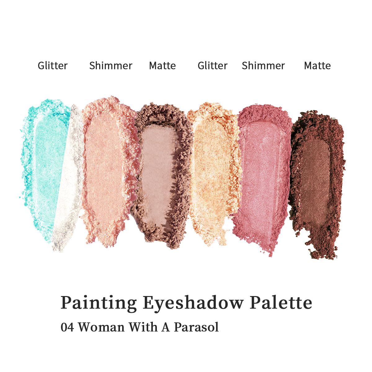 MilleFee Eyeshadow Palette - Woman With A Parasol | Cool Light, Cruelty-Free, Smudge-Proof