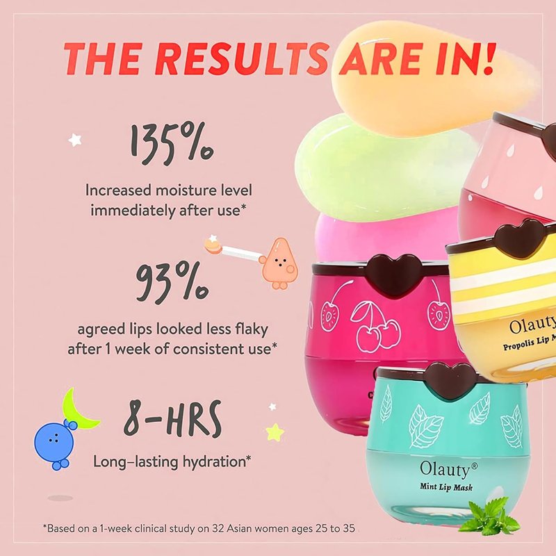 Bee Lip Balm Set - 9 PCS Honey Pot Moisturizing Lip Mask | Perfect Gift for Mother's Day, Birthdays & Teachers