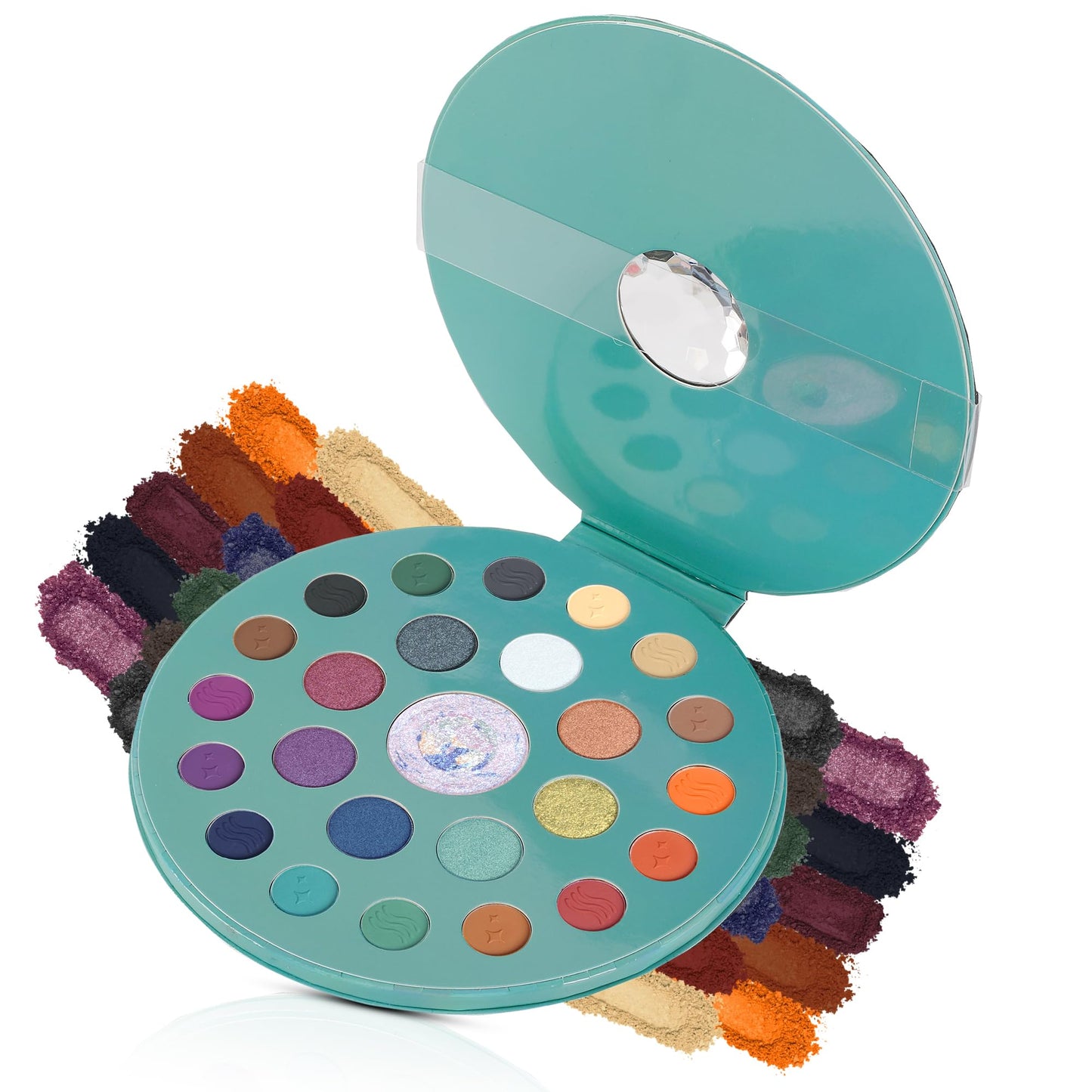 Profusion Cosmetics Metachrome 25 Color Eyeshadow Palette, Hyper-Pigmented Matte, Chrome & Prismatic Shades, Blendable Long-Wearing Eye Shadow Makeup Palette for Creative Eye Looks