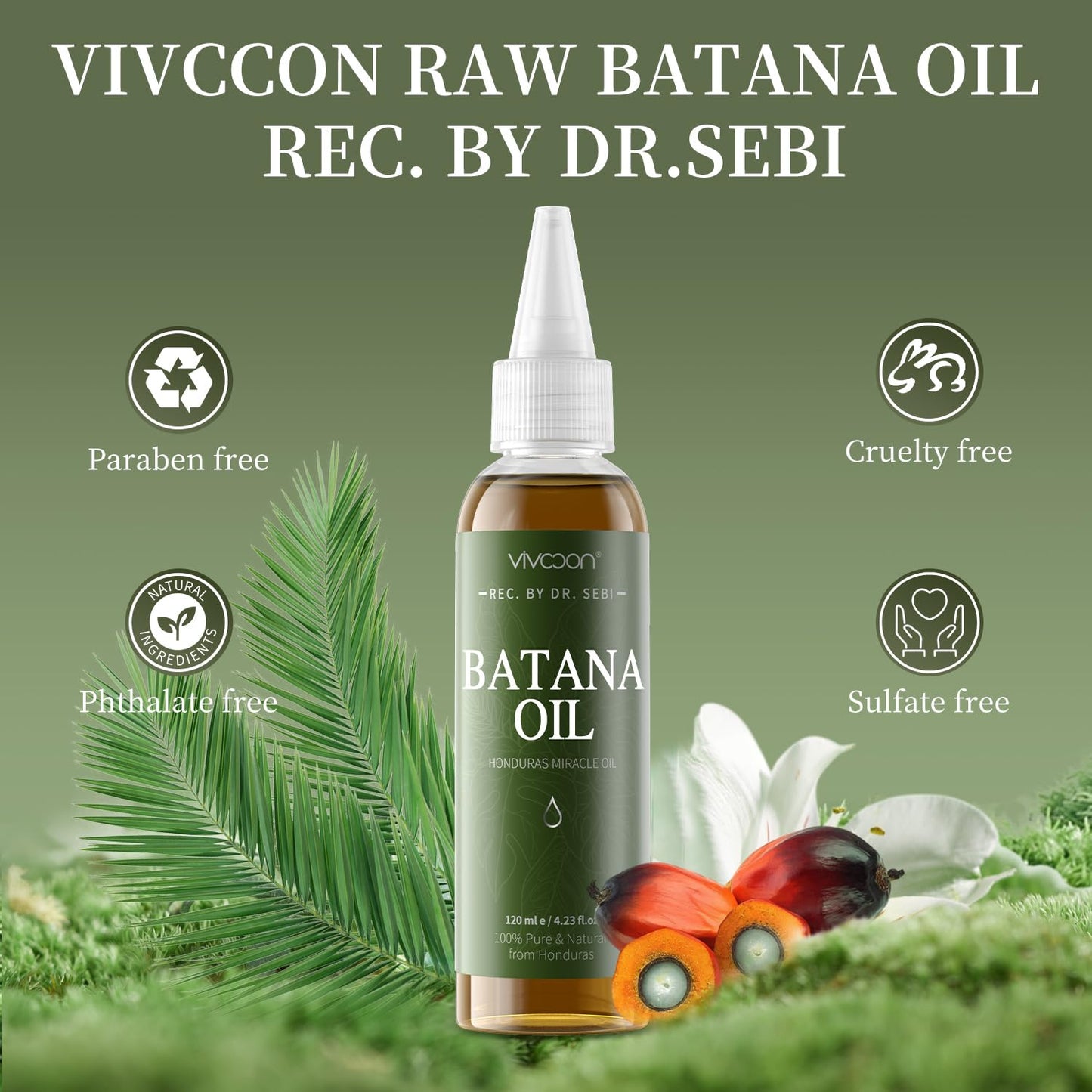 Vivccon Batana Oil Kit for Hair Growth, Pack of 2, Enhance Hair & Skin Radiance Wellness for Men & Women