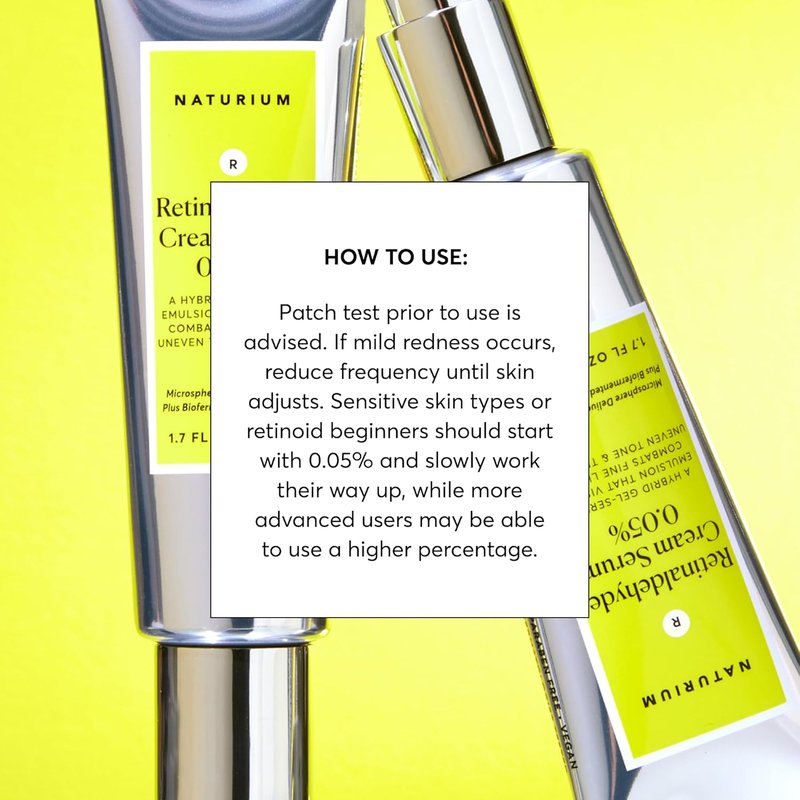 Naturium Retinaldehyde Cream Serum - Advanced Anti-Aging Face Treatment | 1.7 oz