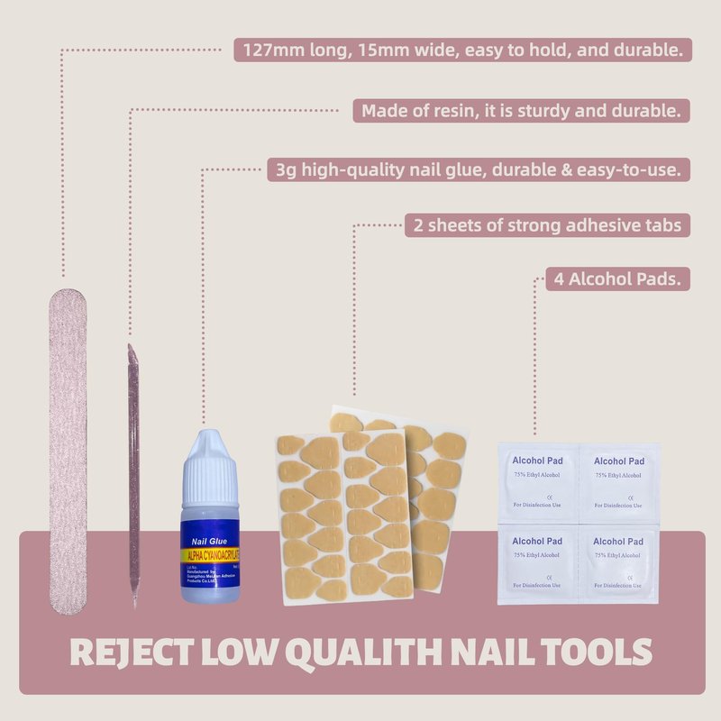 24PCS Blush Pink French Almond Press-On Nails – Medium Length Fake Nails with 3D Bow & Flower Design, Soft Back & Durable Tip, Reusable Stick-On Nail Tips with Glue & Tools for Women