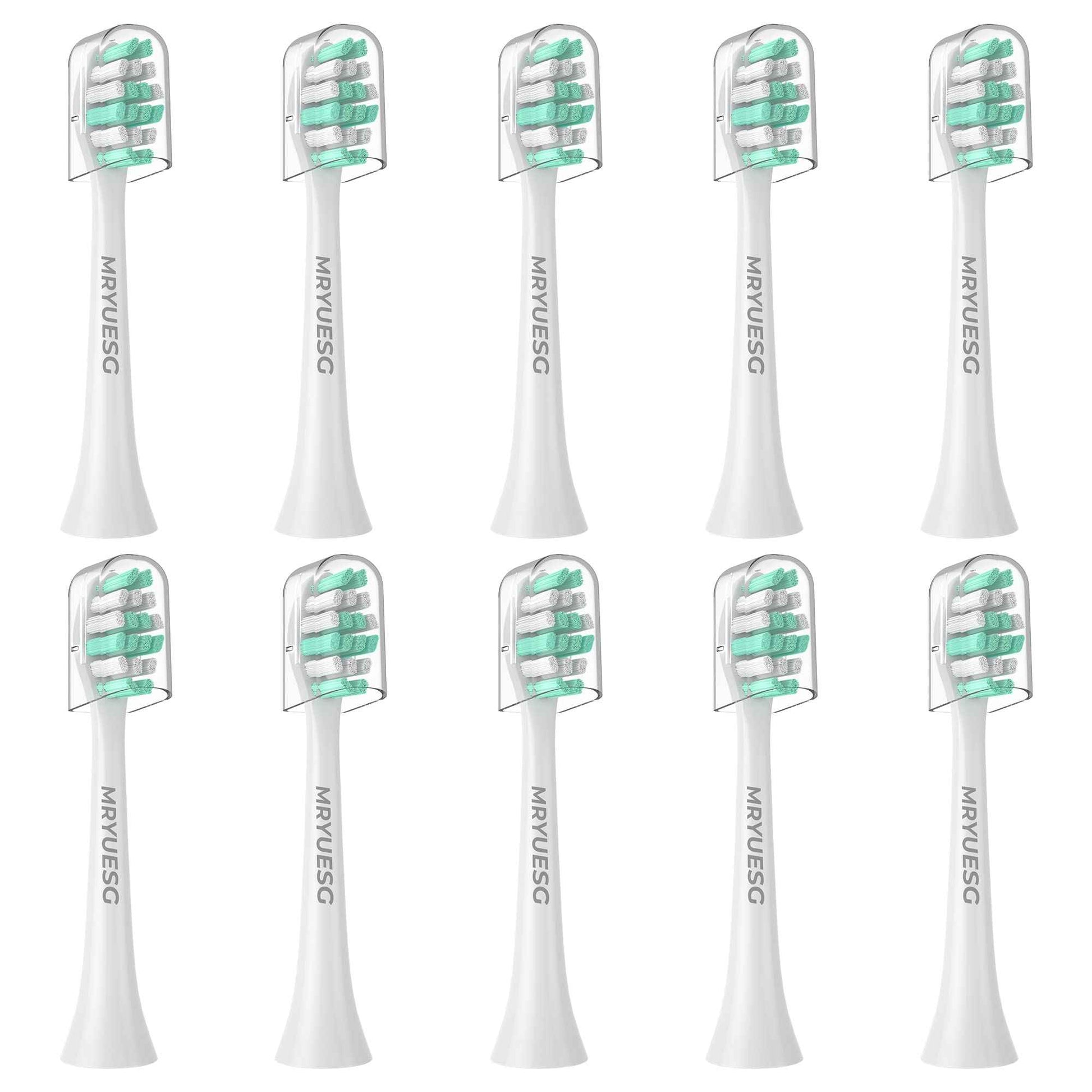 MRYUESG Toothbrush Replacement Heads Compatible with Philips Sonicare, 10 Pack, MRYUESG Electric Brush Head for Phillips Plaque Control