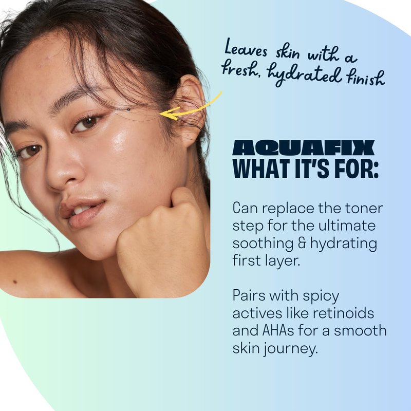 Aquafix Hydrating Water Gel - Oil-Free Moisturizer for Intense Hydration & Skin Barrier Repair - 1.75 Fl Oz