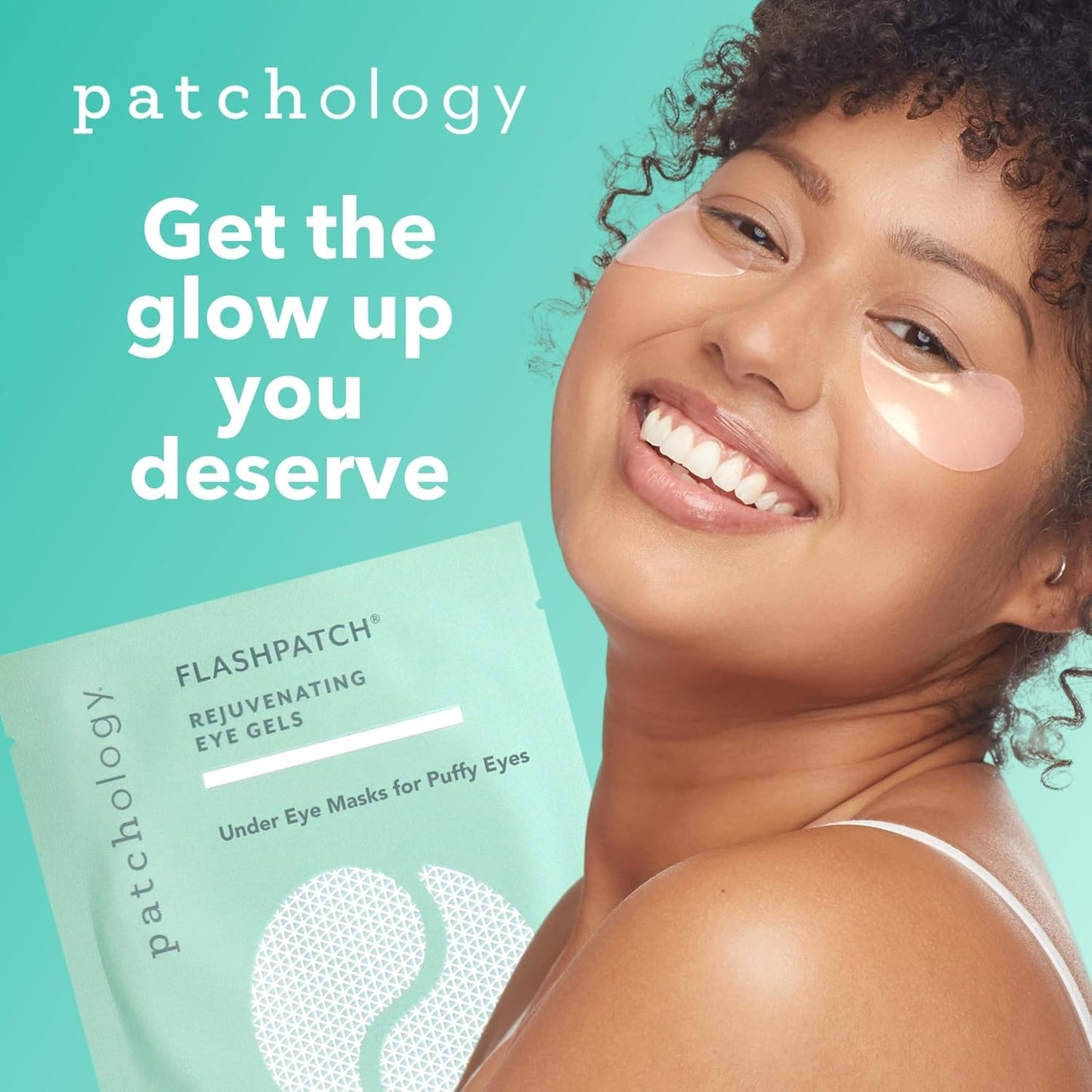 Patchology Under Eye Gel Patches - Soothing Natural Eye Masks for Puffy Eyes & Dark Circles | 5 Pairs