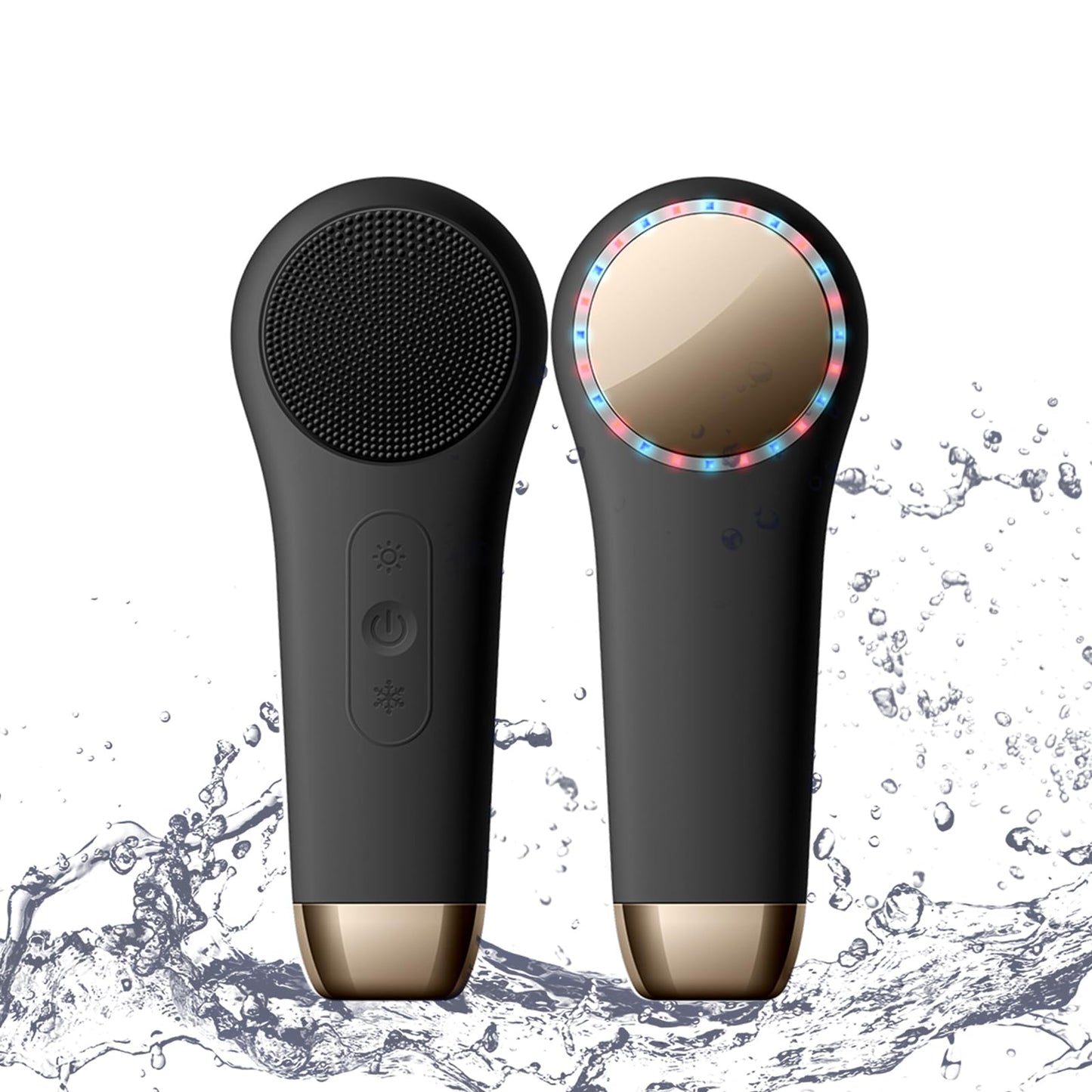 Rechargeable Silicone Electric Face Scrubber – Vibrating Facial Cleansing Brush for Deep Cleansing & Exfoliation, Waterproof, Gentle on Skin, for Men & Women
