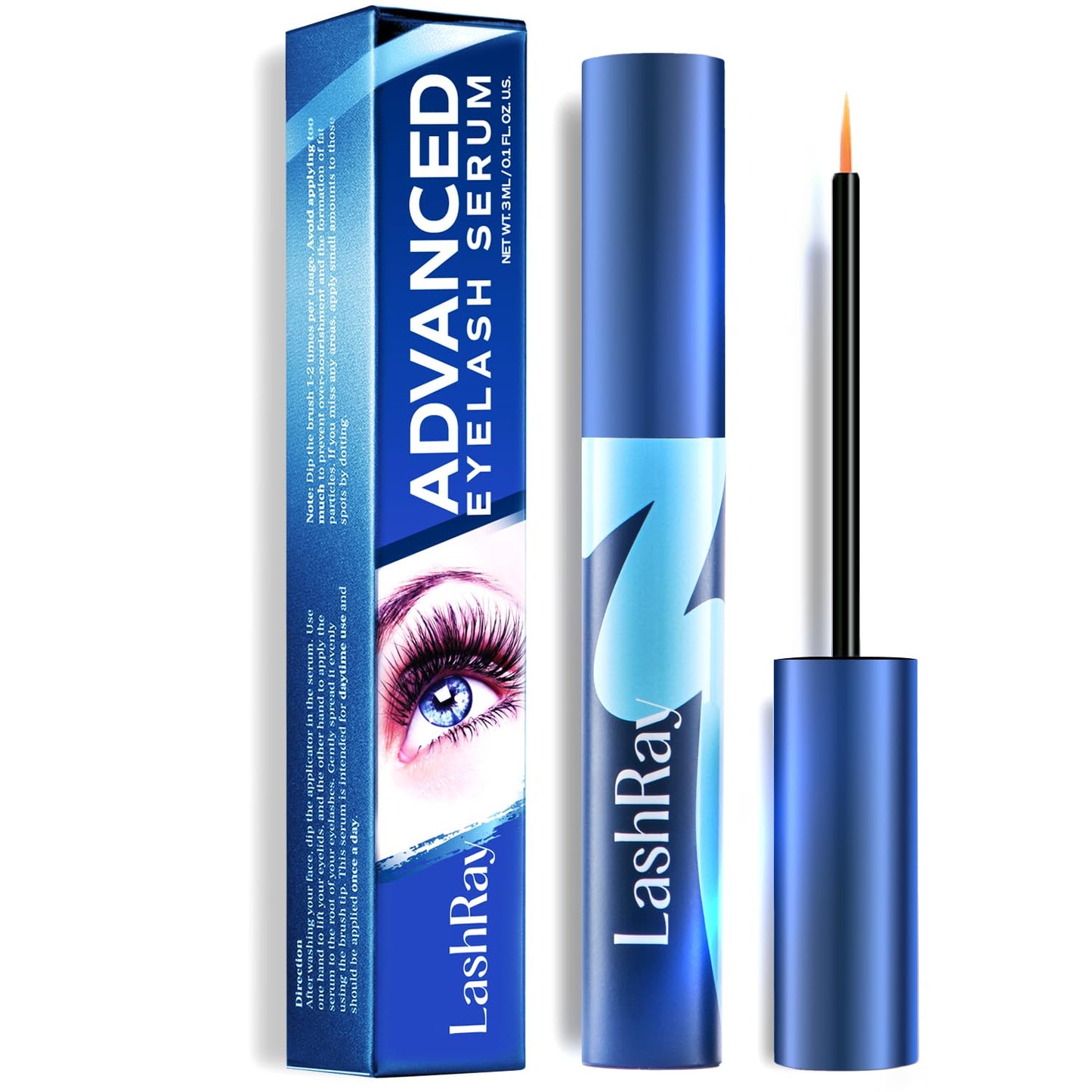 Advanced Lash Serum for Eyelash Growth: LashRay Renewing Eyelash Serum