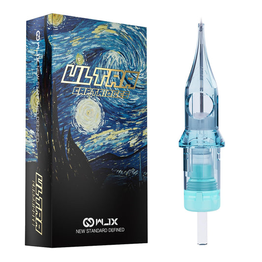 WJX Ultra 1003RL Tattoo Needle Cartridge Round Liner for Outlines and Fine Details 20pcs Fits Tattoo Machines