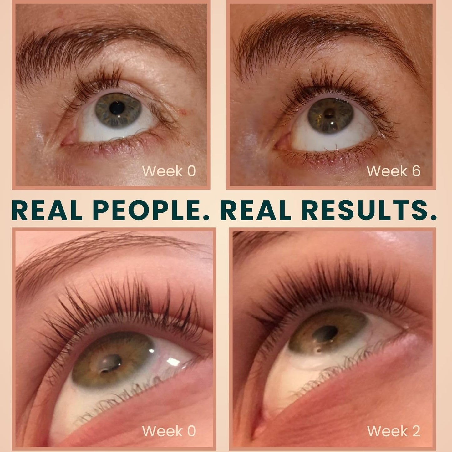 Organic Castor Oil Lash Serum Cold Pressed Castor Oil Eyelash Growth Serum