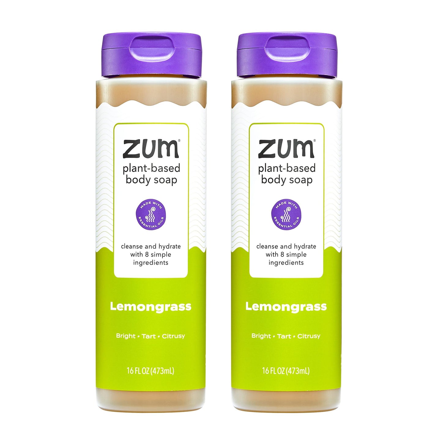 Zum Body Soap - Lemongrass - 16 fl oz (2 Pack)