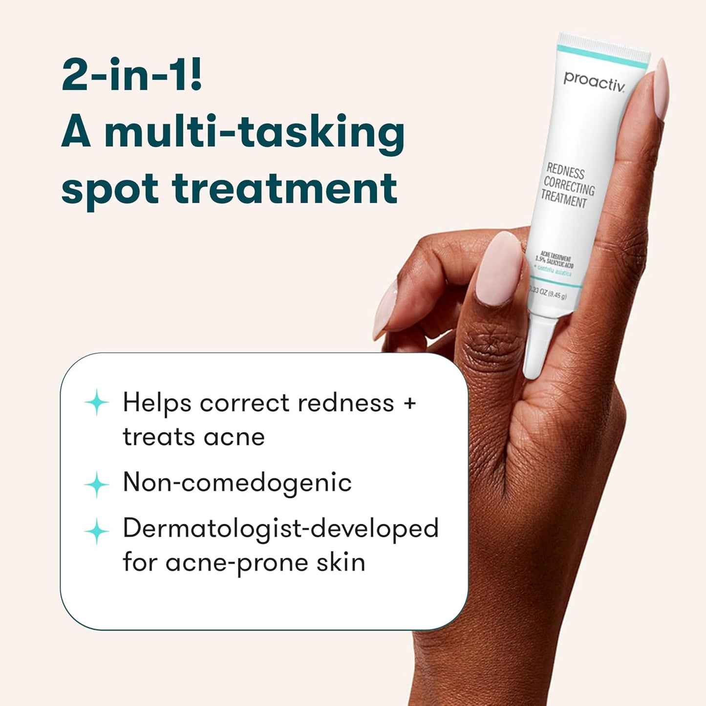 Proactiv Redness Correcting Treatment - 1.5% Salicylic Acid Spot Treatment | Calms Irritated Skin, 0.33 oz