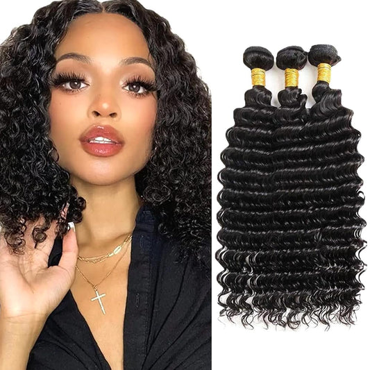 Cklikeb Human Hair Bundles P4/27# Color Body Wave Bundles Human Hair Unprocessed Brazilian Virgin 12 14 16 Inch 3 Bundles Quick Weave Human Hair Extensions 300g (P4/27# Body Wave, 12 14 16)