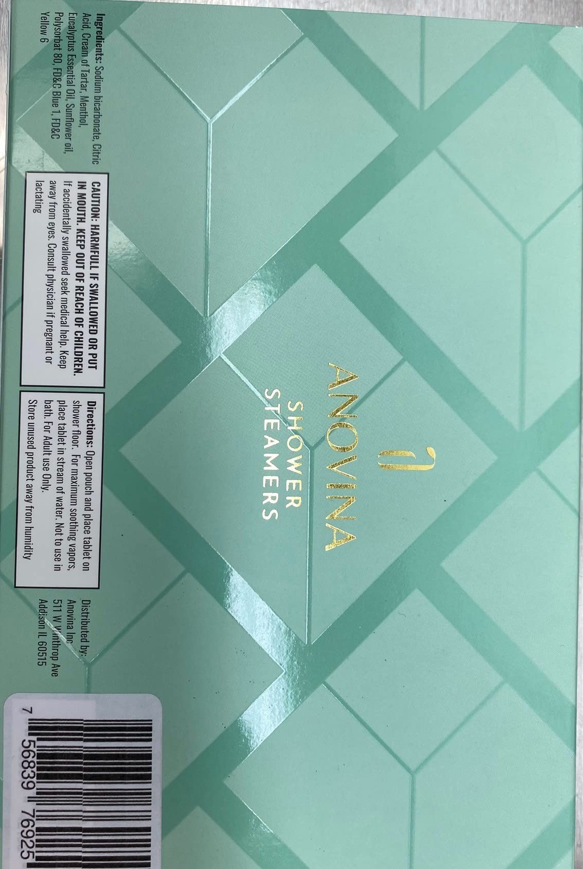 Anovina 12XL Eucalyptus Shower Steamers – Made in USA with Menthol for Aromatherapy. Enjoy a Spa-Like Shower Experience!