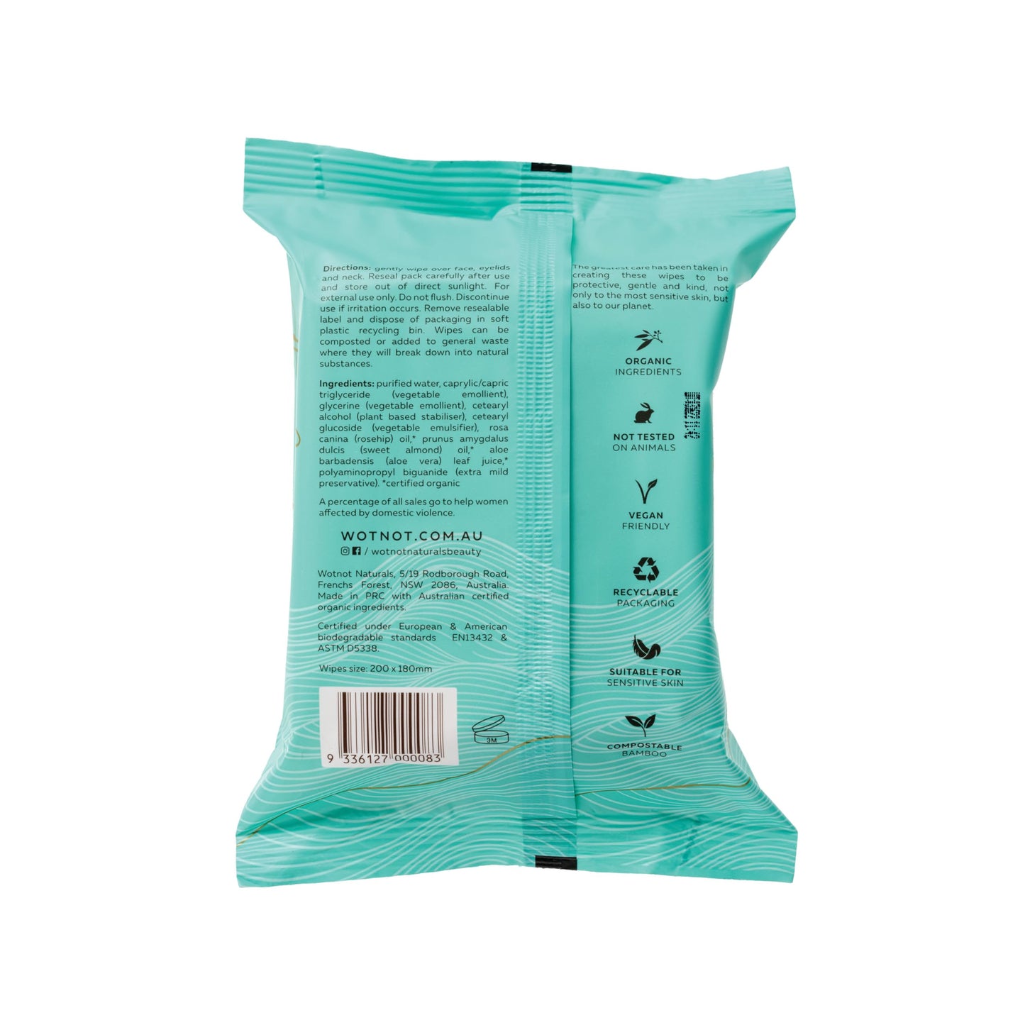 Wotnot Naturals Facial Wipes