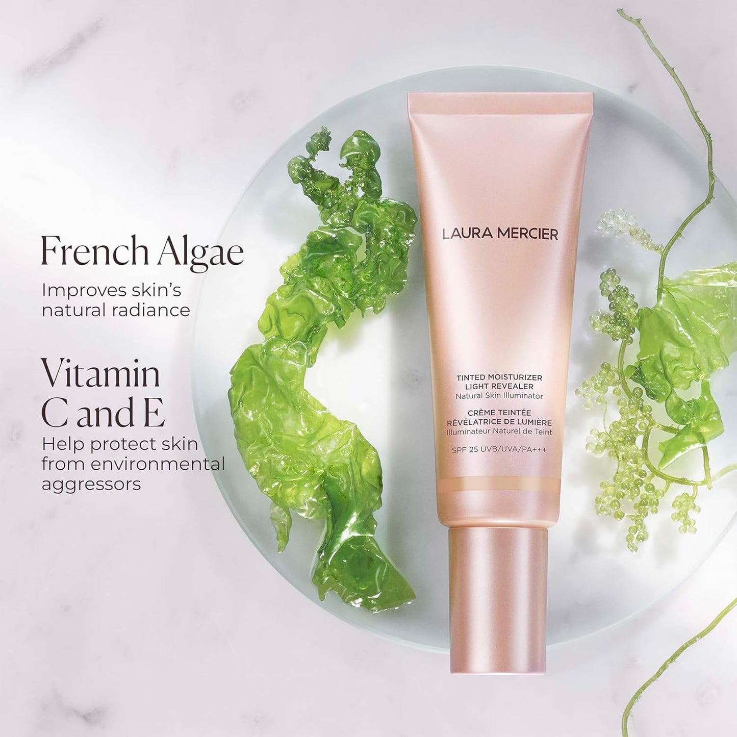 Laura Mercier Tinted Moisturizer | Natural Skin Illuminator with SPF 25 - All Day Hydration & Ultra-Sheer Coverage