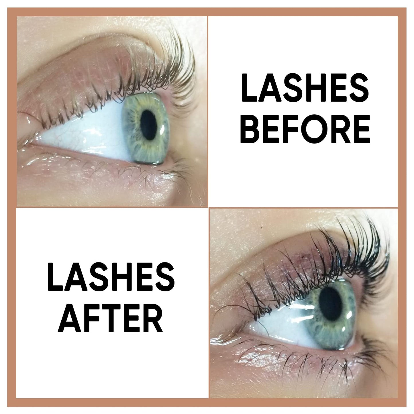Lomansa Lash Color Kit Instant Black Eyelash Color 8ml Easy to Use with Natural Results for Beginner Salon Beauty