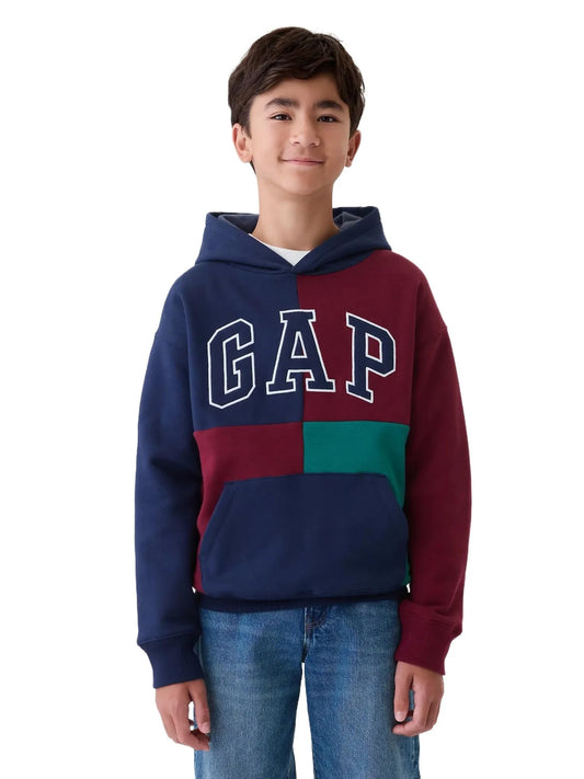 GAP Boys Logo Pullover Tapestry Navy M