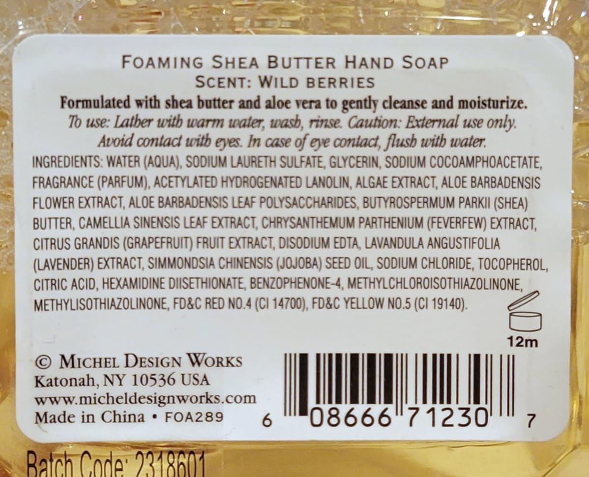 Michel Design Works Foaming Hand Soap, Wild Berry Blossom