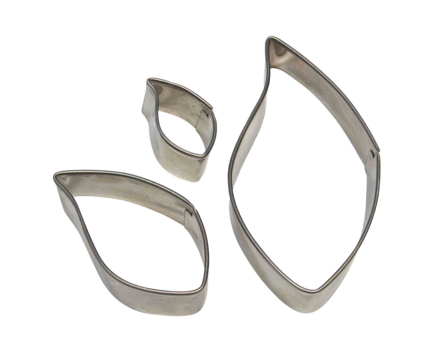 PME Stainless Steel Leaf Cutters, Set of 3