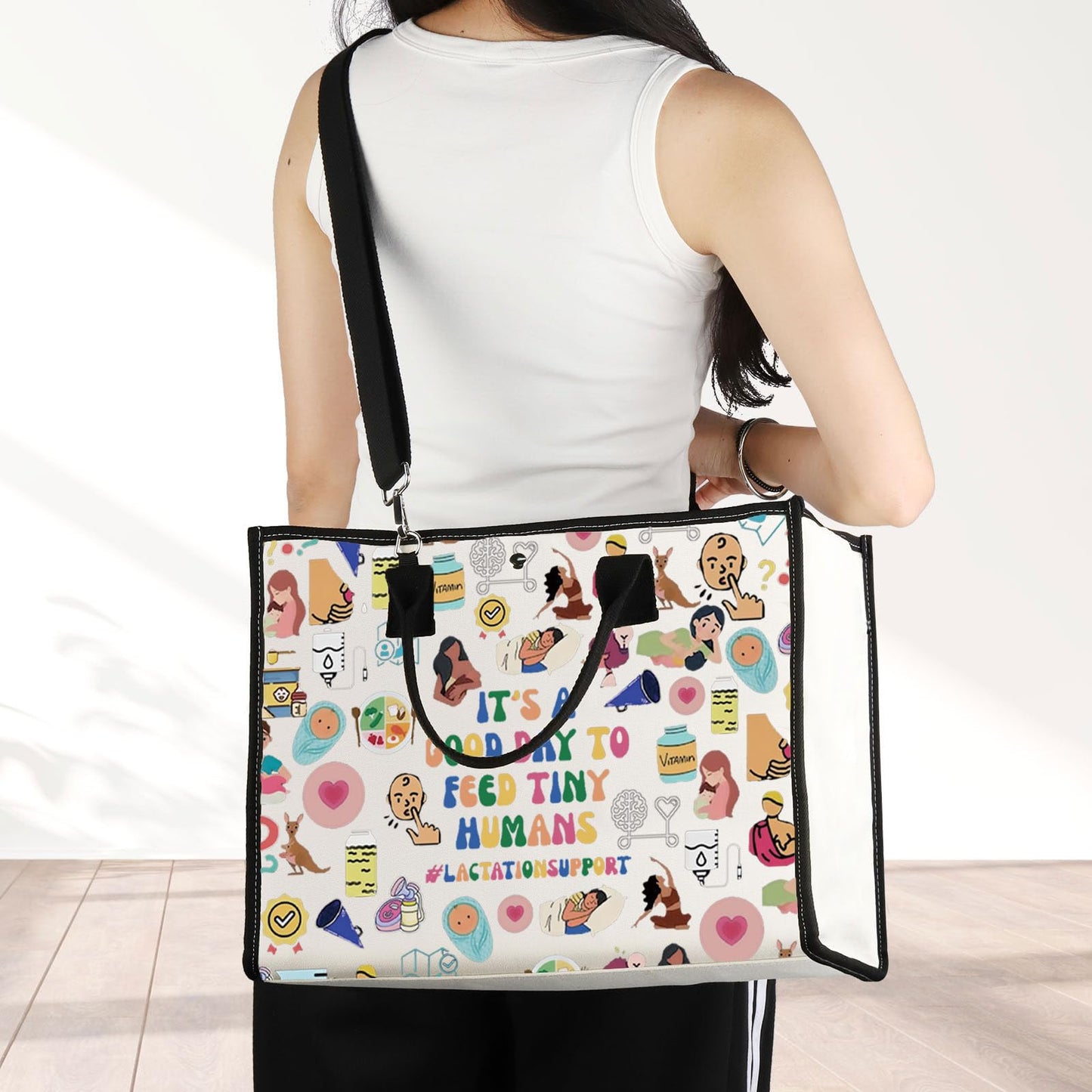 JNIAP Lactation Consultant & Counselor Educator Gifts - Zipper Bag (Feed Tiny Tote)