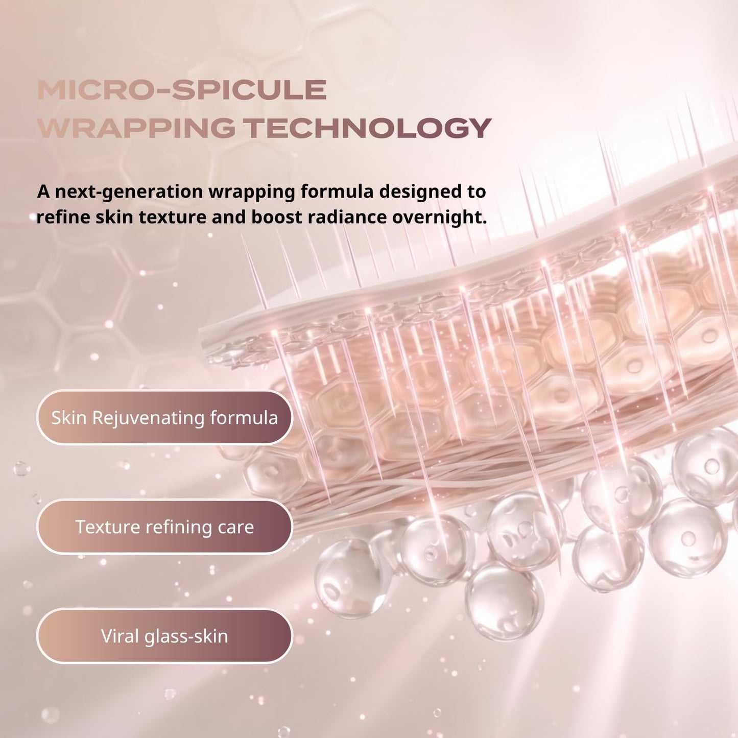 MYSTHETIC PDRN Collagen Wrapping Mask with CICA-PDRN Micro-Spicule Shots for Elasticity, Pore-Minimizing, Hydration, Glow - Korean Skin Care - 2.7 FL. OZ.