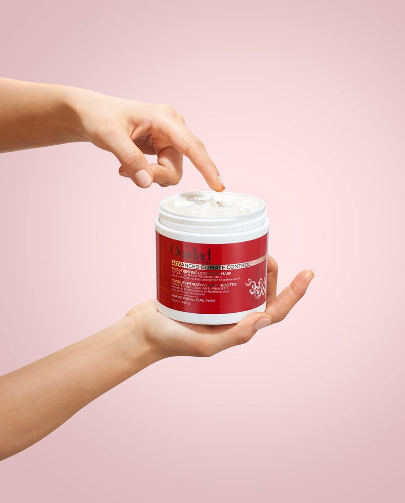 Ouidad Advanced Climate Control Hair Mask - 2 oz, Frizz Control Curly Hair Mask with Vitamin C & Castor Oil, Anti-Frizz Nano Technology, Helps Repair, Nourish and Hydrate Hair, For All Curl Types