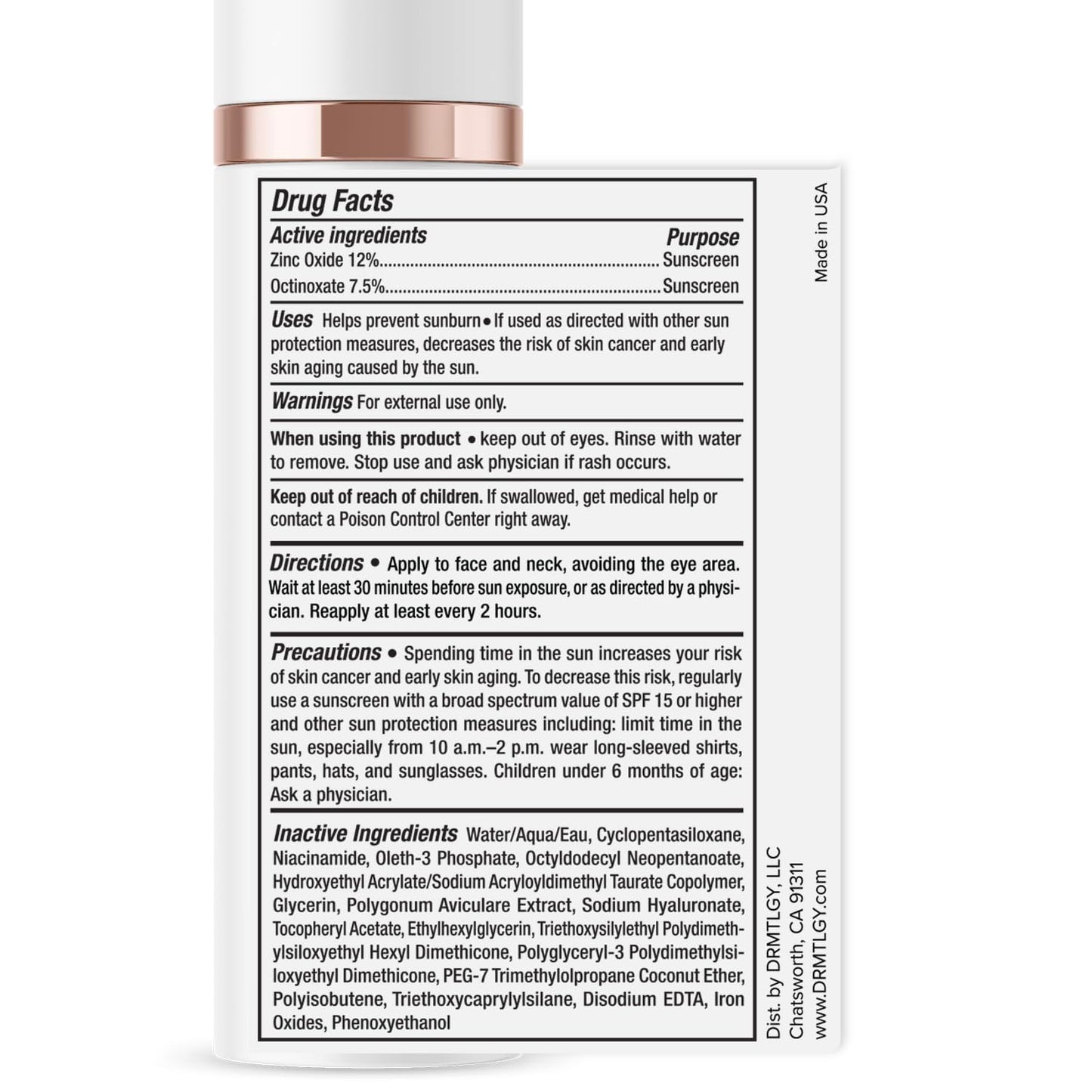 DRMTLGY Makeup Minimalist Duo SPF Bundle - Luminous Eye Corrector SPF 41 & Anti-Aging Tinted Moisturizer SPF 46