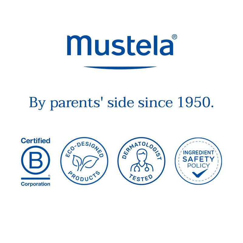 Mustela Detangling & Nourishing Cream Shampoo - Natural Shea Butter & Avocado - Curly & Frizzy Hair - Dermatologist-tested & safe for Babies and Kids - 6.76 US Fl. Oz.