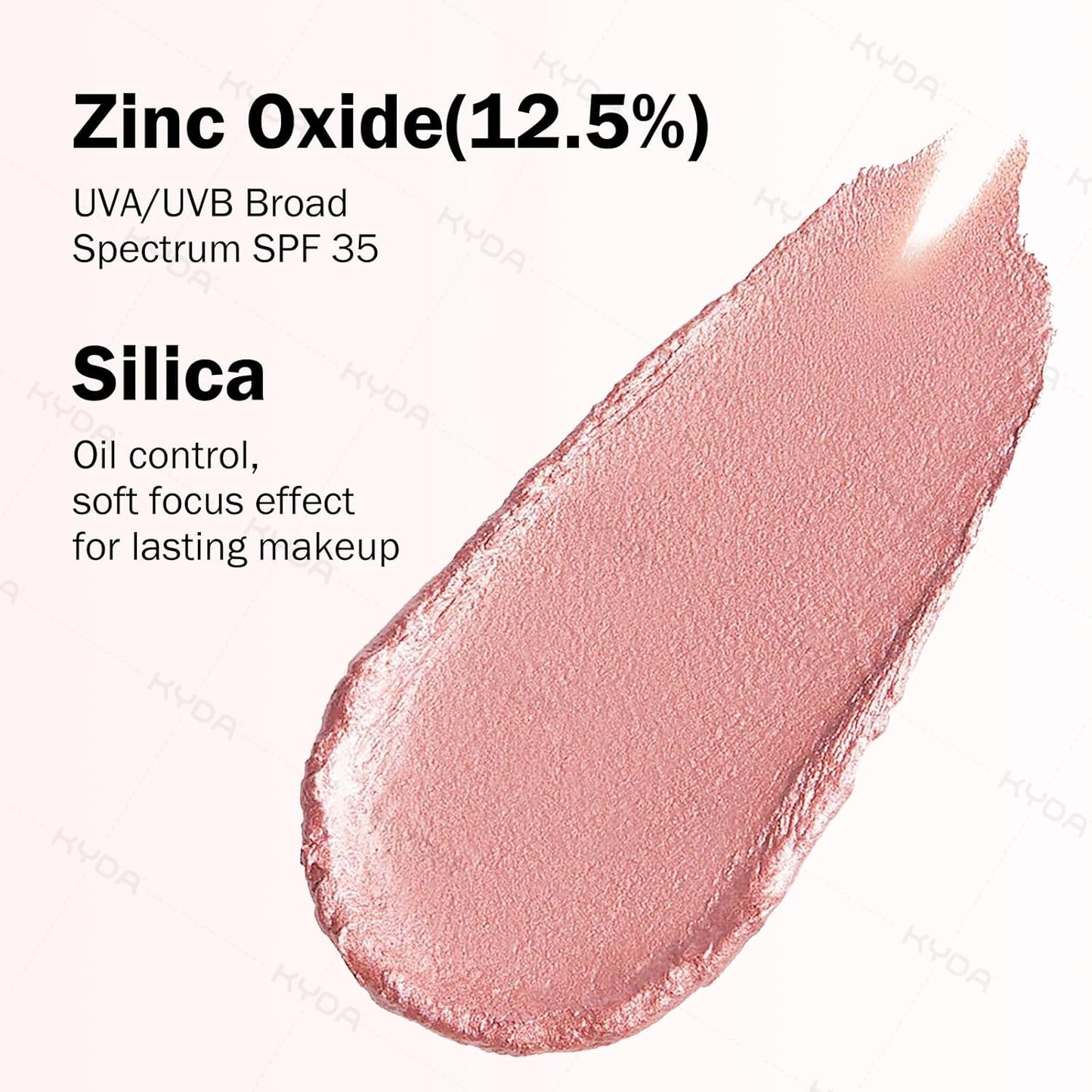 Mineral Color Balm - SPF 35 Shimmer Cream for Lips & Cheeks | Buildable, Lightweight, Multiuse - Pink, Lovely, Shy