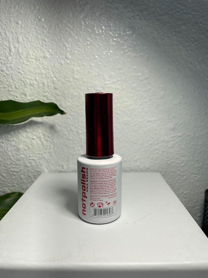 Gloss-It Nail Top Coat - No-Wipe Clear Gel Polish for Shiny, Long-Lasting Finish | Quick-Curing, Chip-Resistant (0.5 oz)