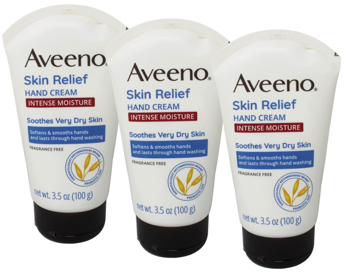 AVEENO Active Naturals Intense Relief Hand Cream 3.50 oz (Pack of 3)