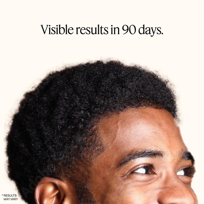Men's Hair Growth Peptides, Doctor Recommended, Follicle Fortifying Biotechnology, Clinically Proven to Visibly Grow More Hair and Reduce Hair Loss, 1 Month Supply