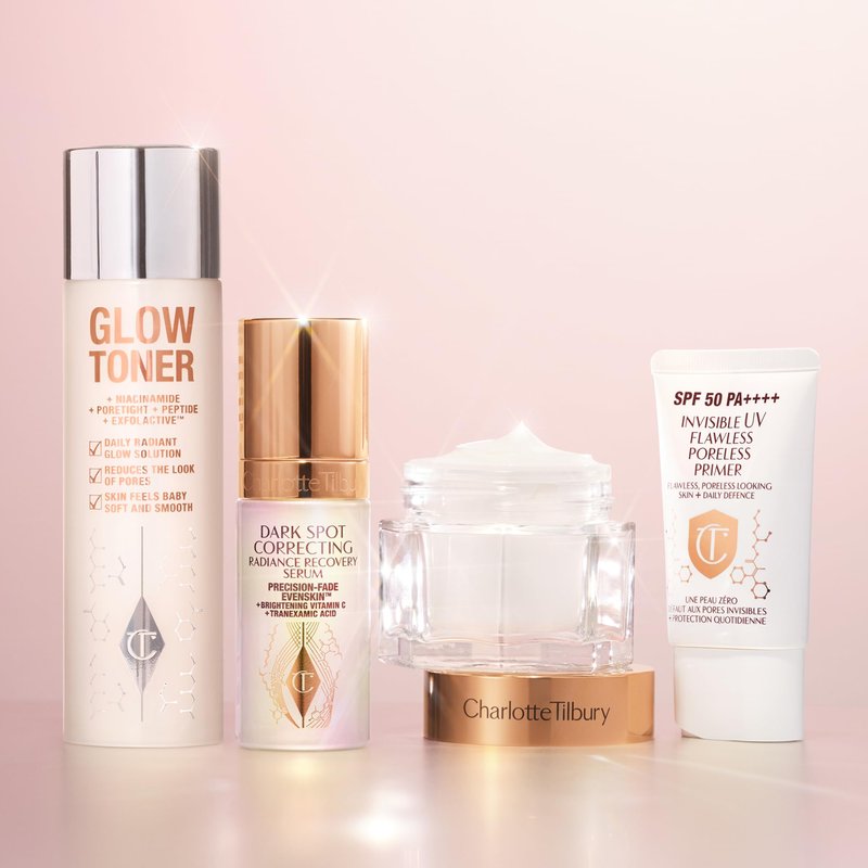 Charlotte Tilbury Invisible UV Flawless Makeup Primer - Broad Spectrum SPF 50 Sunscreen & Poreless Face Primer - Brightening Vitamin C & Hydrating Hyaluronic Acid to Protect & Prime Skin (30ml)