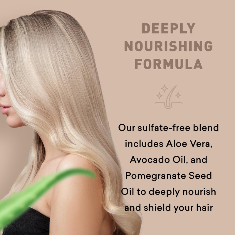 Blonde Hair Shampoo - Neutralize Brassy Tones | Paraben-Free, 8 oz. Bottle