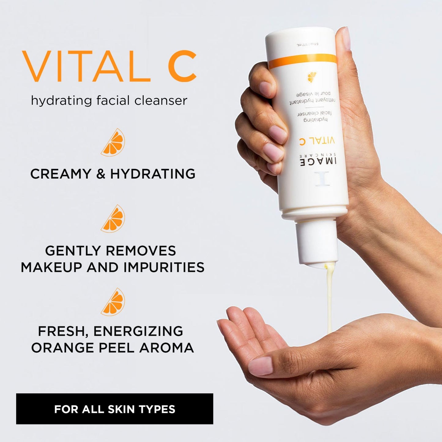 IMAGE Skincare Vital C Hydrating Facial Cleanser, 6 Fluid Ounce