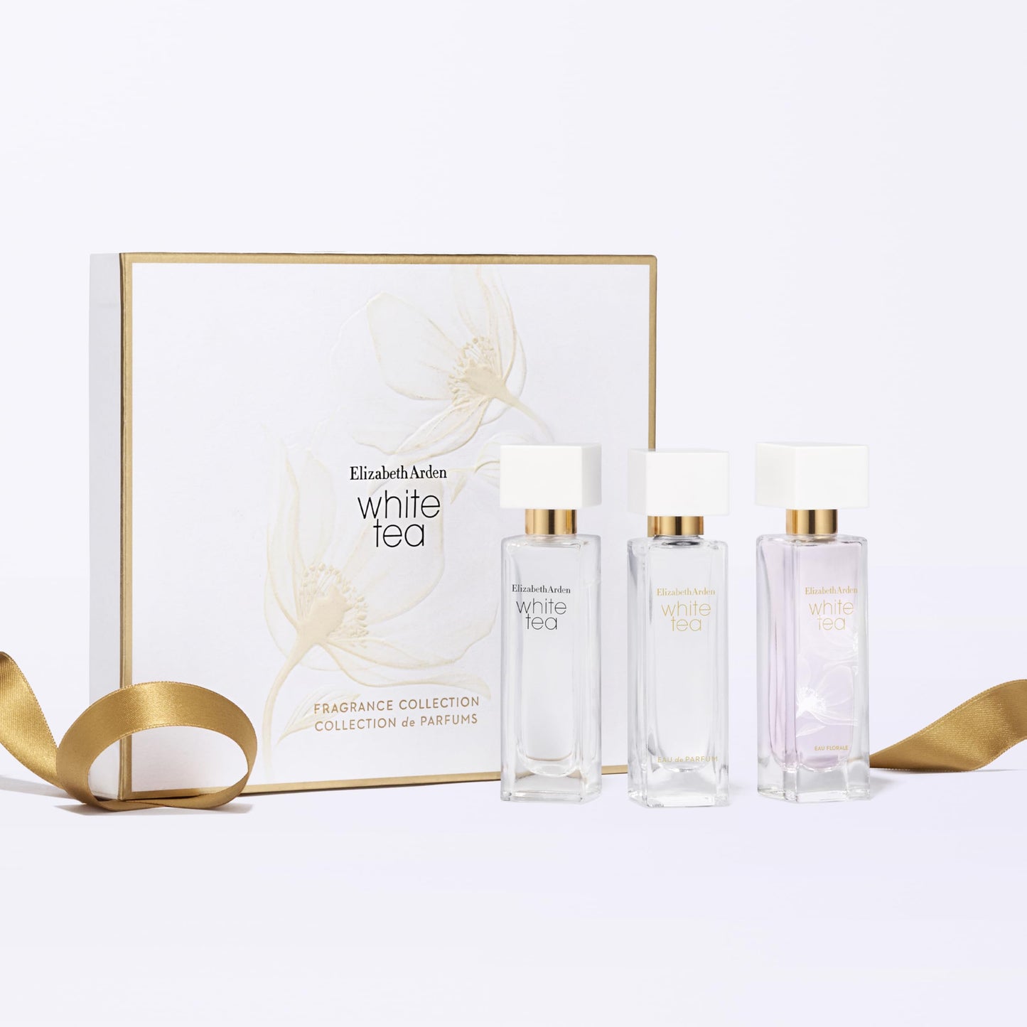 Elizabeth Arden White Tea Women's Perfume Gift Set, 3-Piece Mini Fragrance Discovery Set, Includes Eau de Parfum and Eau de Toilette, Travel Sized, 3 count (Pack of 1)