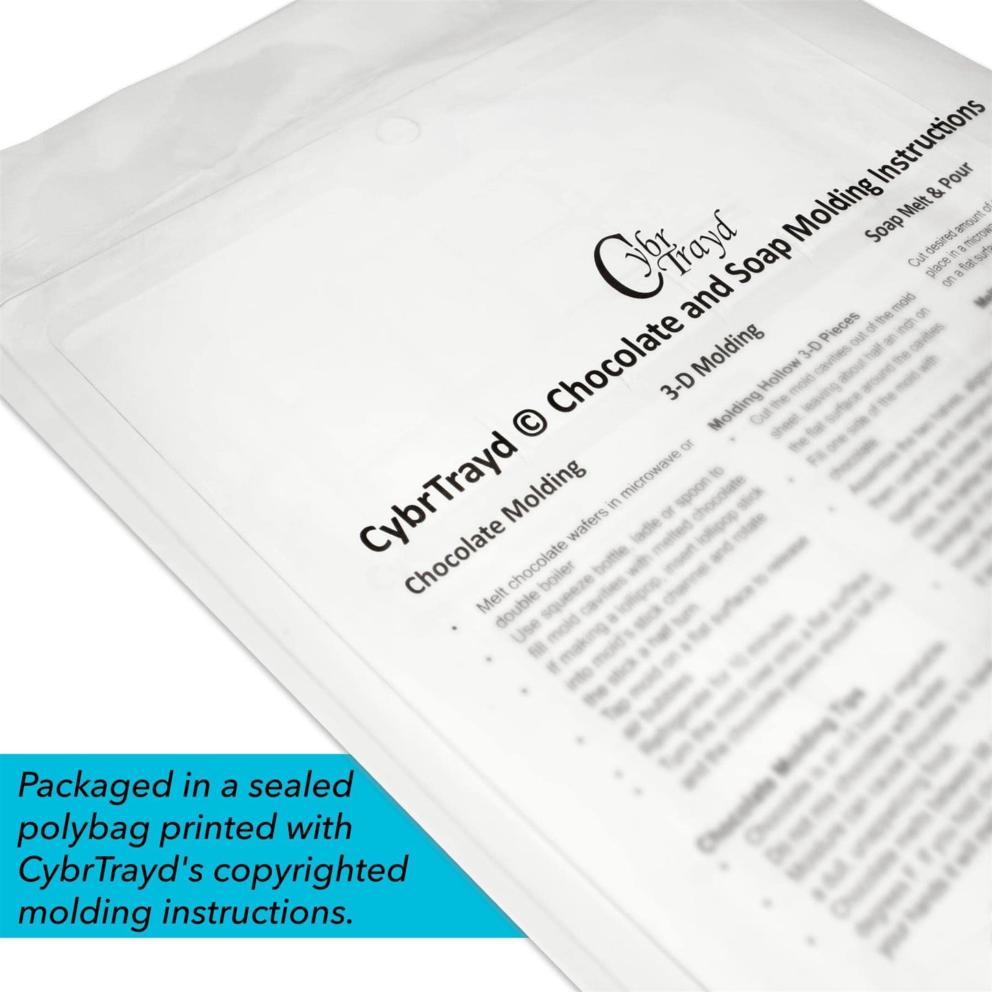 Cybrtrayd Life of the Party Daisy Cookie Flower Soap Chocolate Candy Mold in Sealed Protective Poly Bag Imprinted with Copyrighted Cybrtrayd Molding Instructions