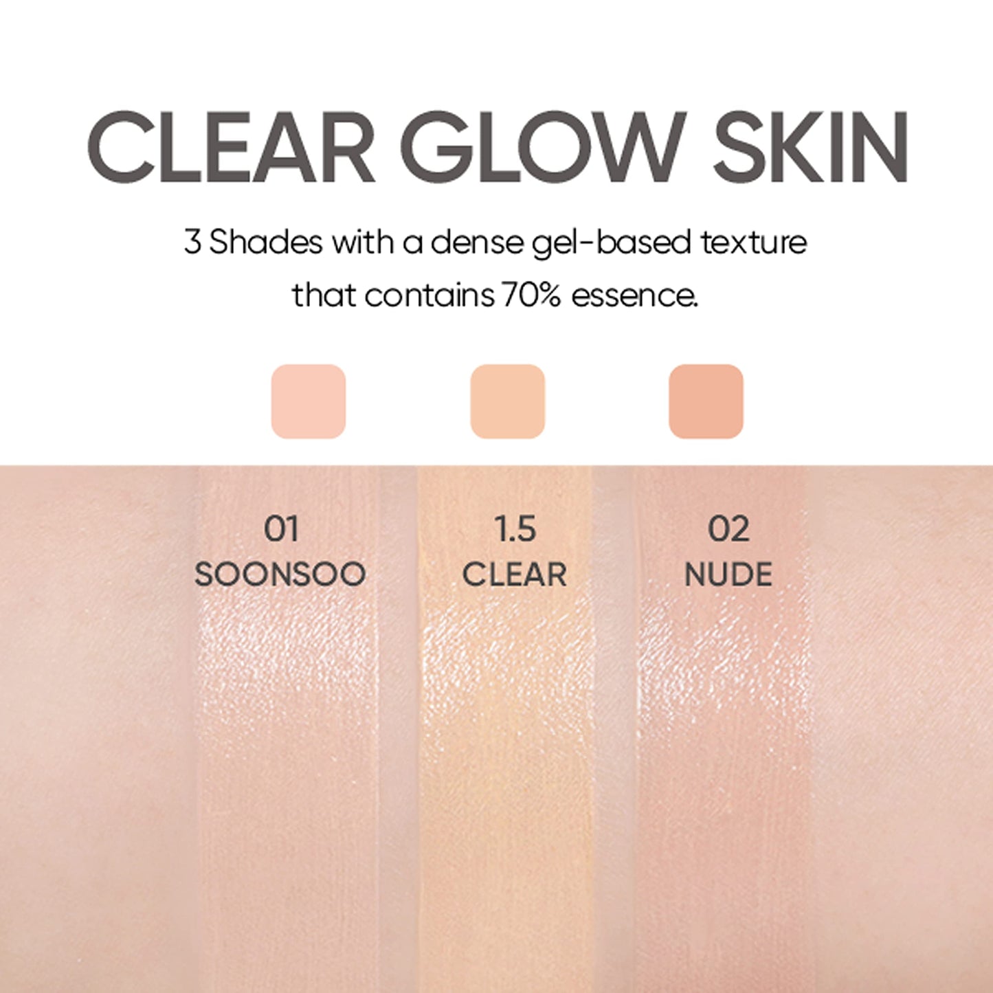 AMUSE SEOUL Dew Jelly Vegan Cushion Foundation (03 HONEY) - Full Coverage, Dewy Glow Finish, Lightweight, Long Lasting, Firming Texture, All Skin Types, Vegan, Korean Makeup