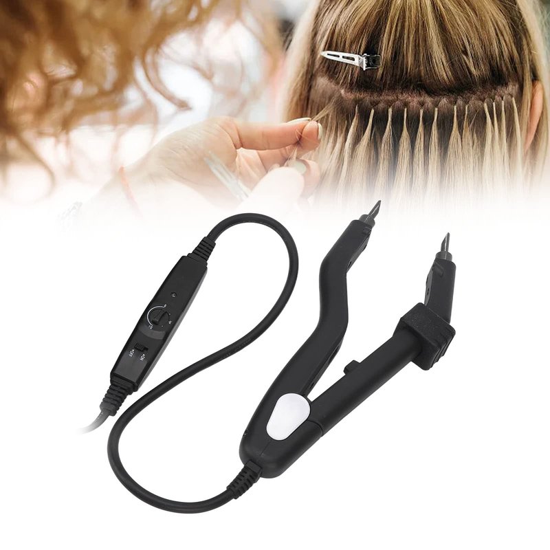 Fusion Hair Extensions Tool - Professional Heat Iron Connector Wand for Hair Extensions (US)