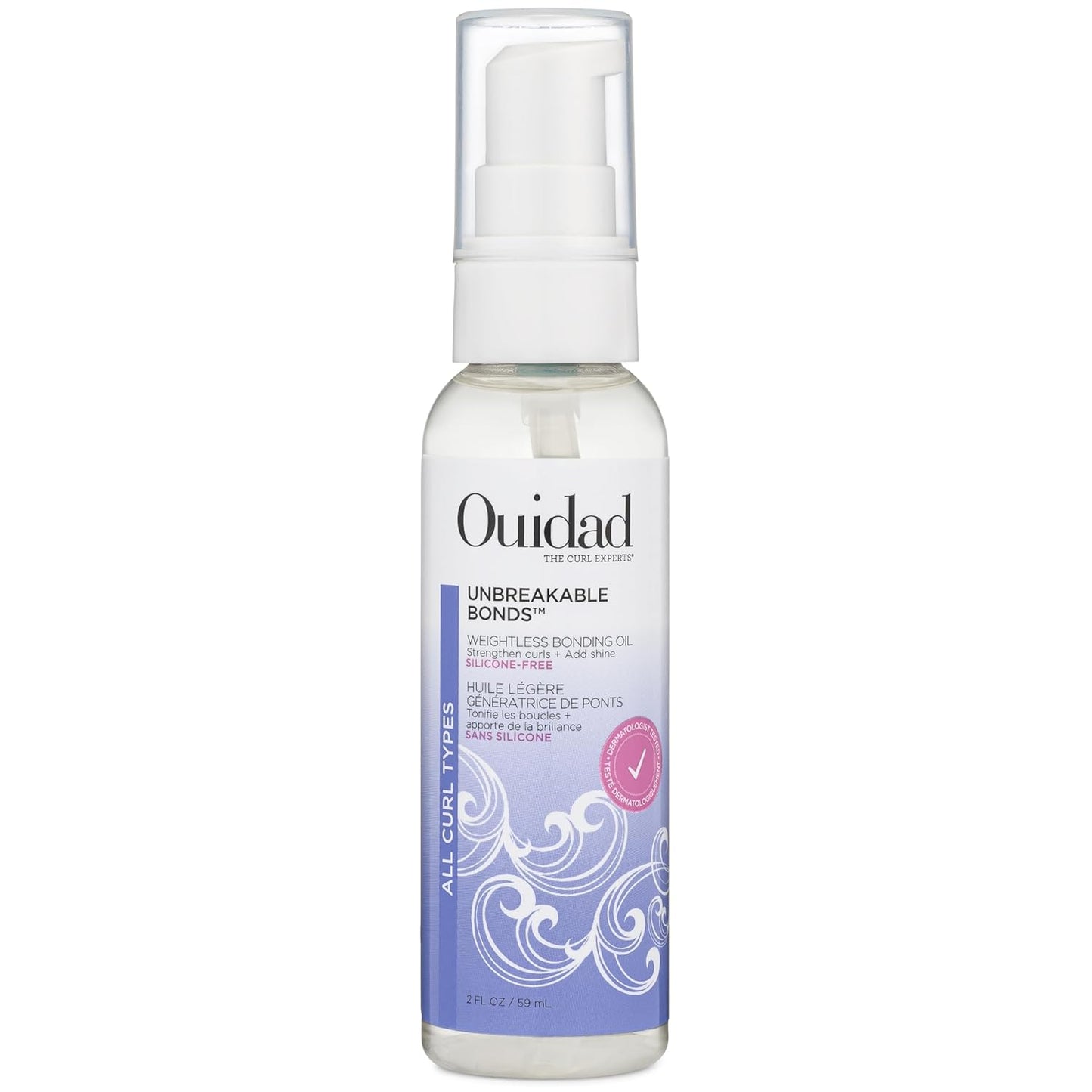 Ouidad Weightless Bonding Oil for Curly Hair - Hydrating Squalane & Vitamin C Formula | 2 fl oz, Sulfate-Free