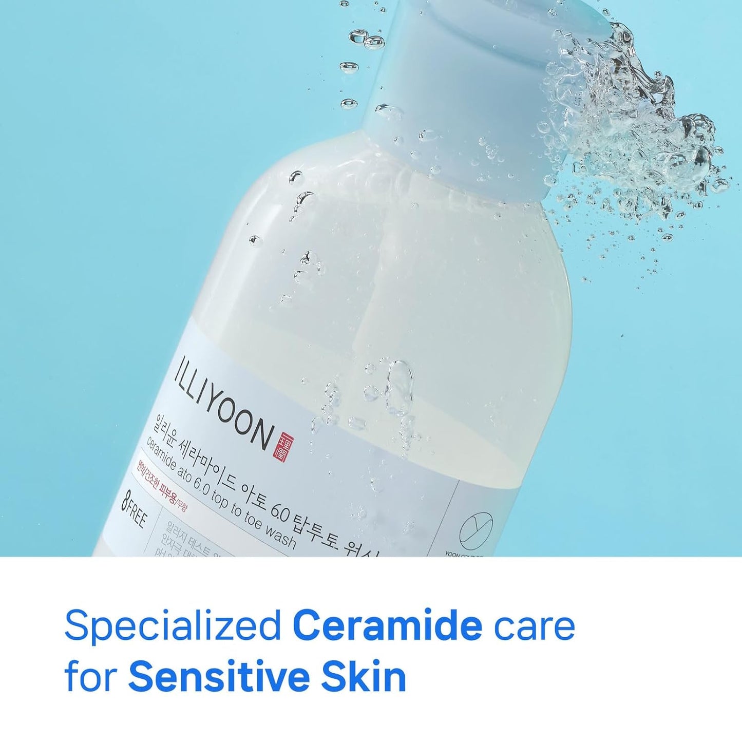 Illiyoon Ceramide Ato Lotion & Top to Toe Wash Set - Korean Moisturizing Duo for Sensitive Skin | Deep Hydration & Soothing Care
