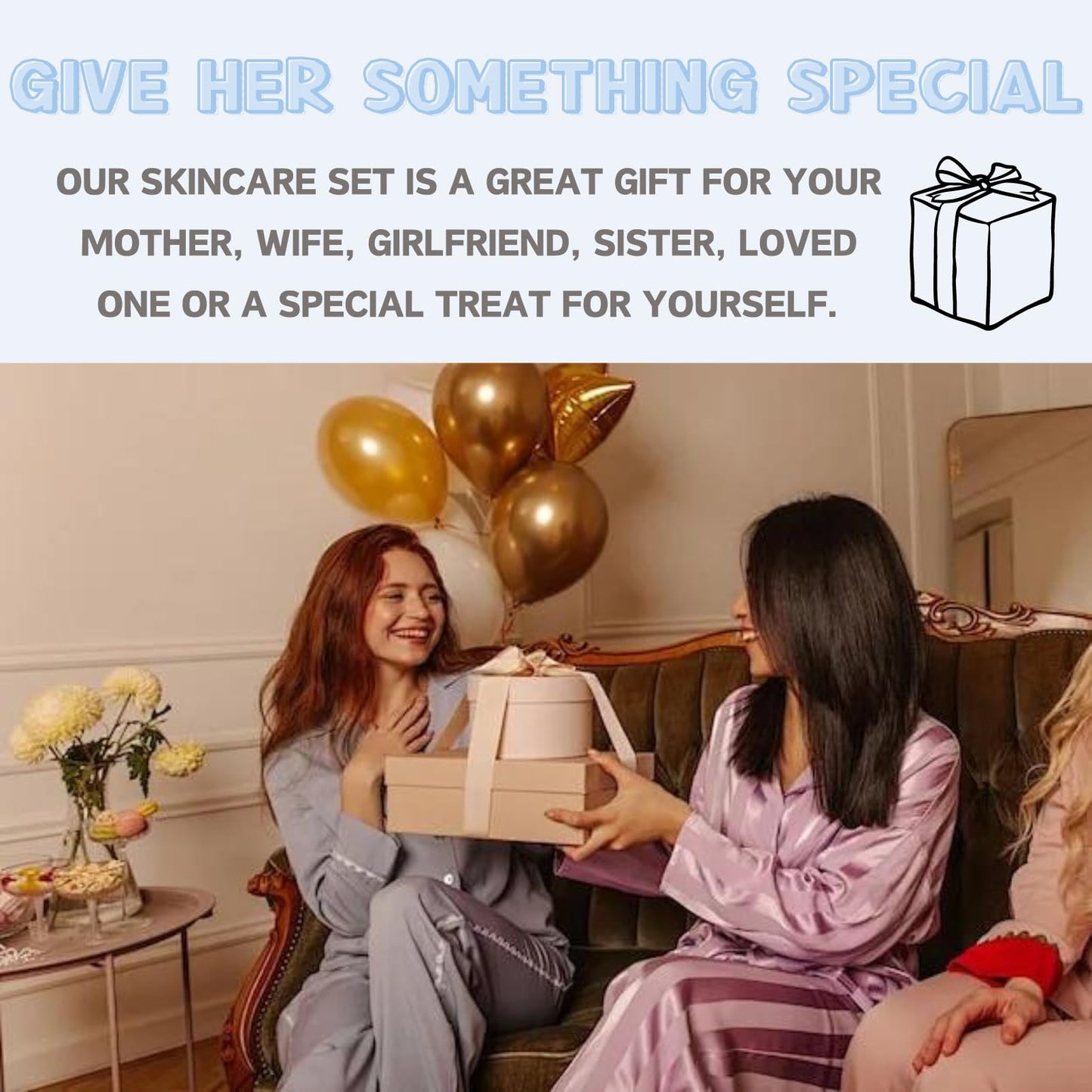 Milk Skincare Set Teen Girls Gifts - Skin Care for Teens 10-12 - Skin Care Set Moisturizing - Skin Care Routine Kit for Women - Skincare for Girls 10-12 - with Eye&Face Cream,Sunscreen (7PCS, Milk)