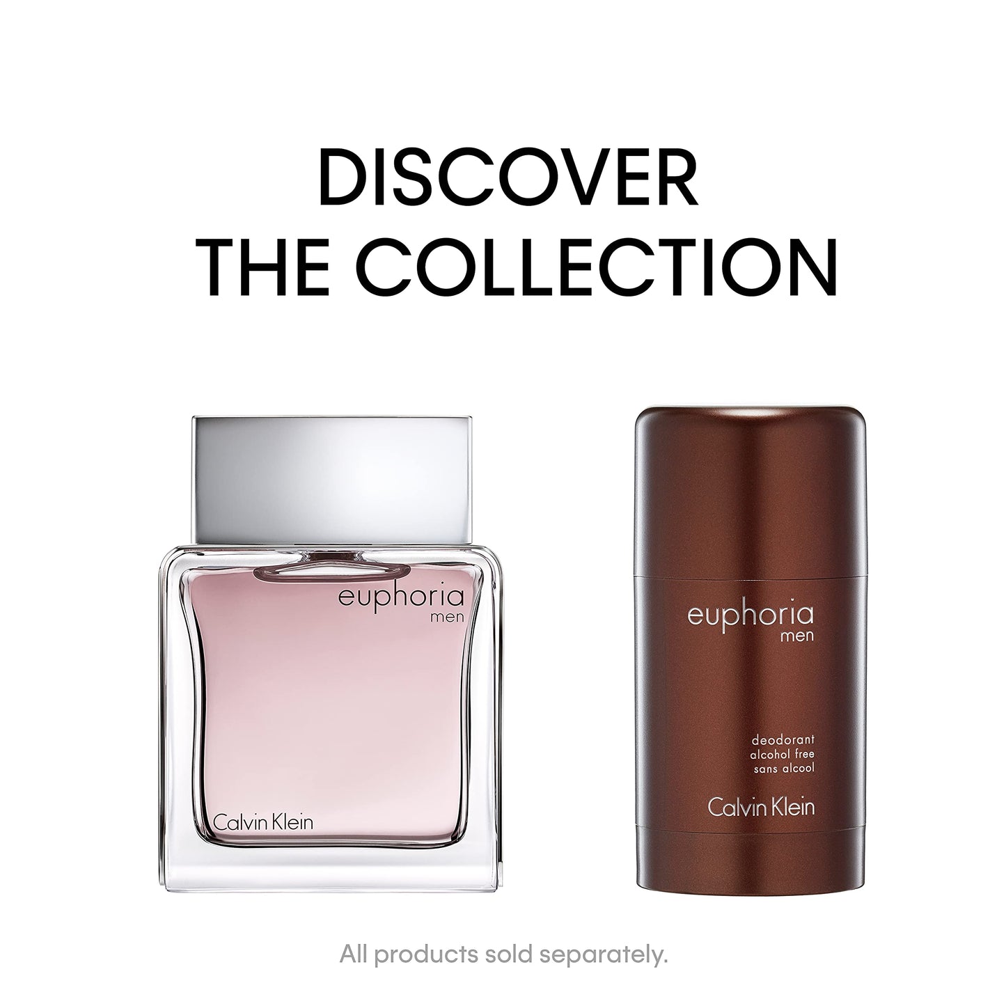 Calvin Klein Euphoria Deodorant for Men With Notes of Ginger, Black Basil, Creamy Suede Accord & Patchouli 2.6 fl oz