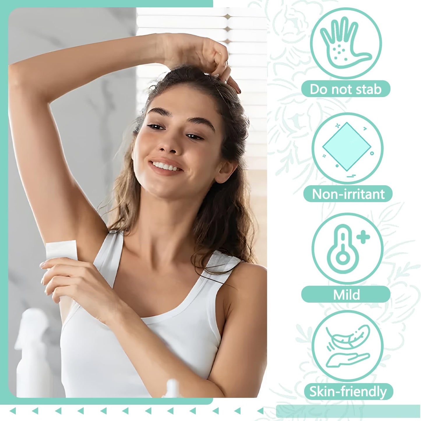 BUAEL Travel Deodorant 150 pieces of Antiperspirant deodorant Wipes And Body Wipes Individually Wrap Hypoallergenic Mini Deodorant Underarm Sweating And Travel To Clean Skin For Female Male Teenagers