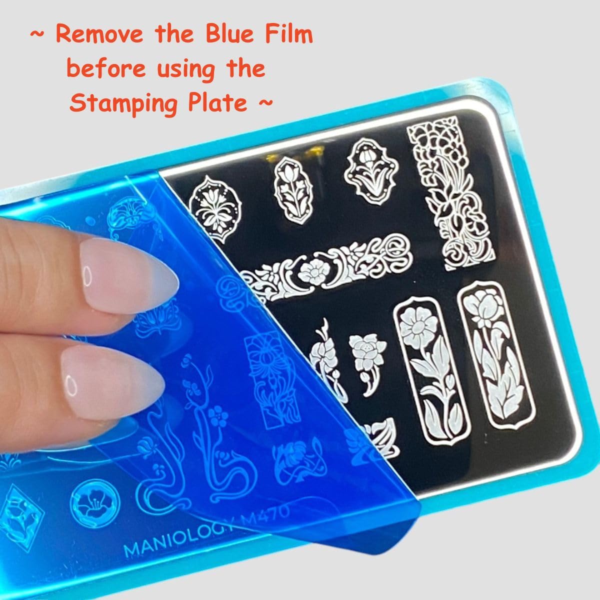 Maniology Heart of Stone Nail Stamping Plate | Marble-Themed Nail Art