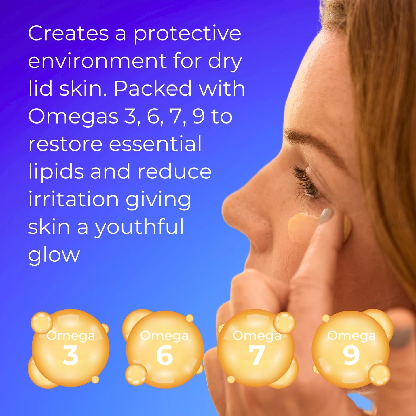 Blinkjoy Restorative Under Eye Balm – Anti-Aging Moisturizing Eye Balm with Omegas to Reduce Dryness & Fine Lines – Optometrist & Dermatologist Recommended, Fragrance-Free