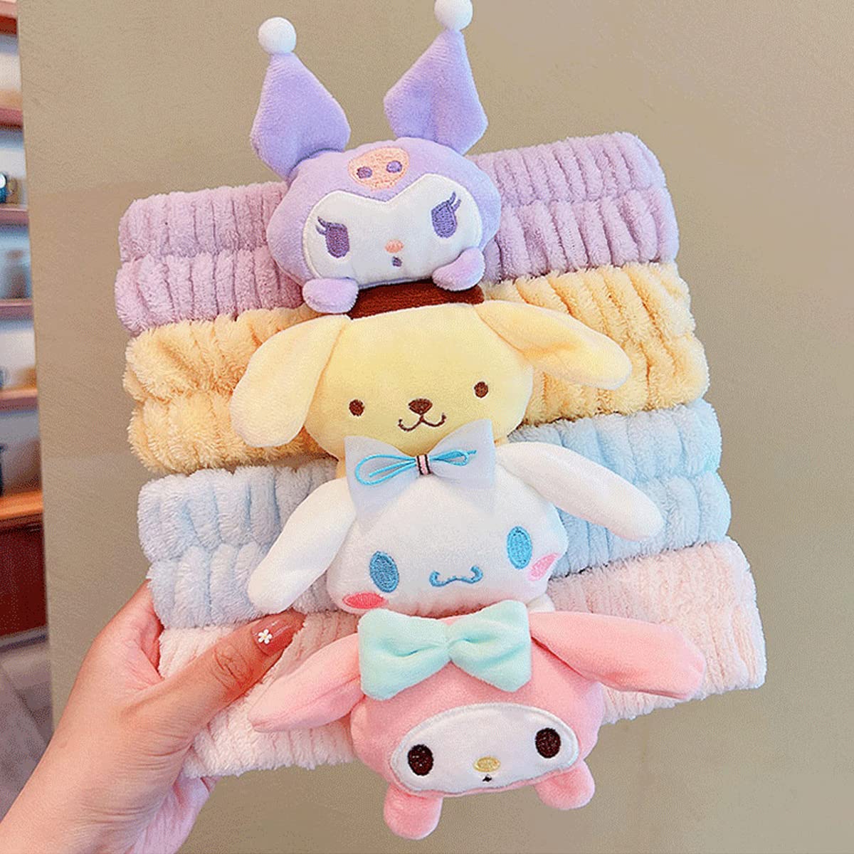 Kawaii Spa Headband - Cute Pink Makeup & Face Washing Accessory for Women | Soft & Comfortable Design