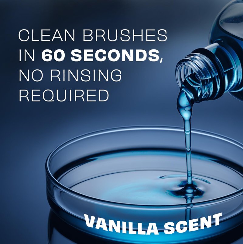 Makeup Brush Cleaner – Quick-Dry, Rinse-Free Formula, 16 oz (2 Pack of 16 oZ)
