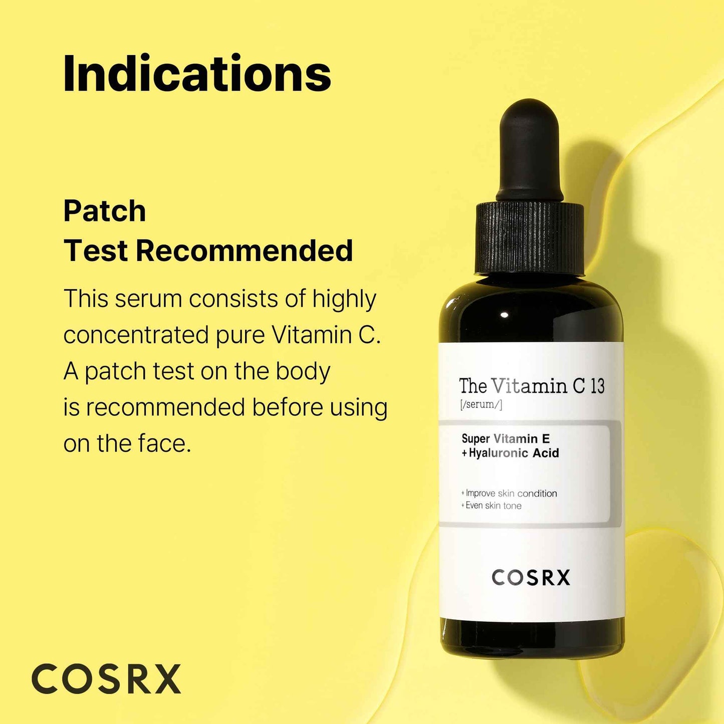 COSRX Pure Vitamin C 13% Serum with Vitamin E & Hyaluronic Acid, Hydrating Facial Serum for Fine Lines, Uneven Skin Tone & Dull Skin, 0.67fl.oz/20ml, Korean Skin Care