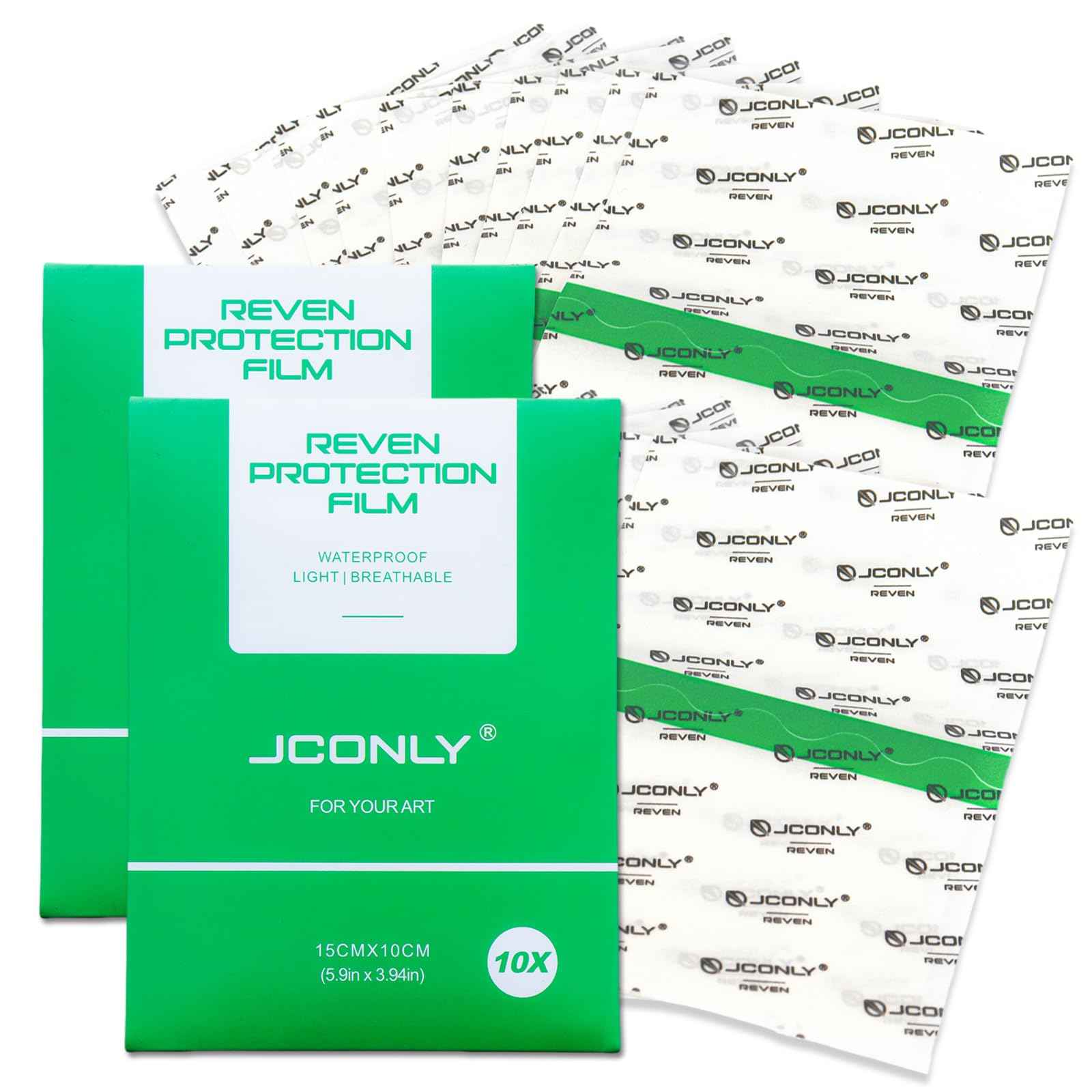 WZPB Tattoo Aftercare Bandage 20Pcs 5.9"x 3.94" Second Skin Tattoo Cover – Protective Wrap for Tattoo Care